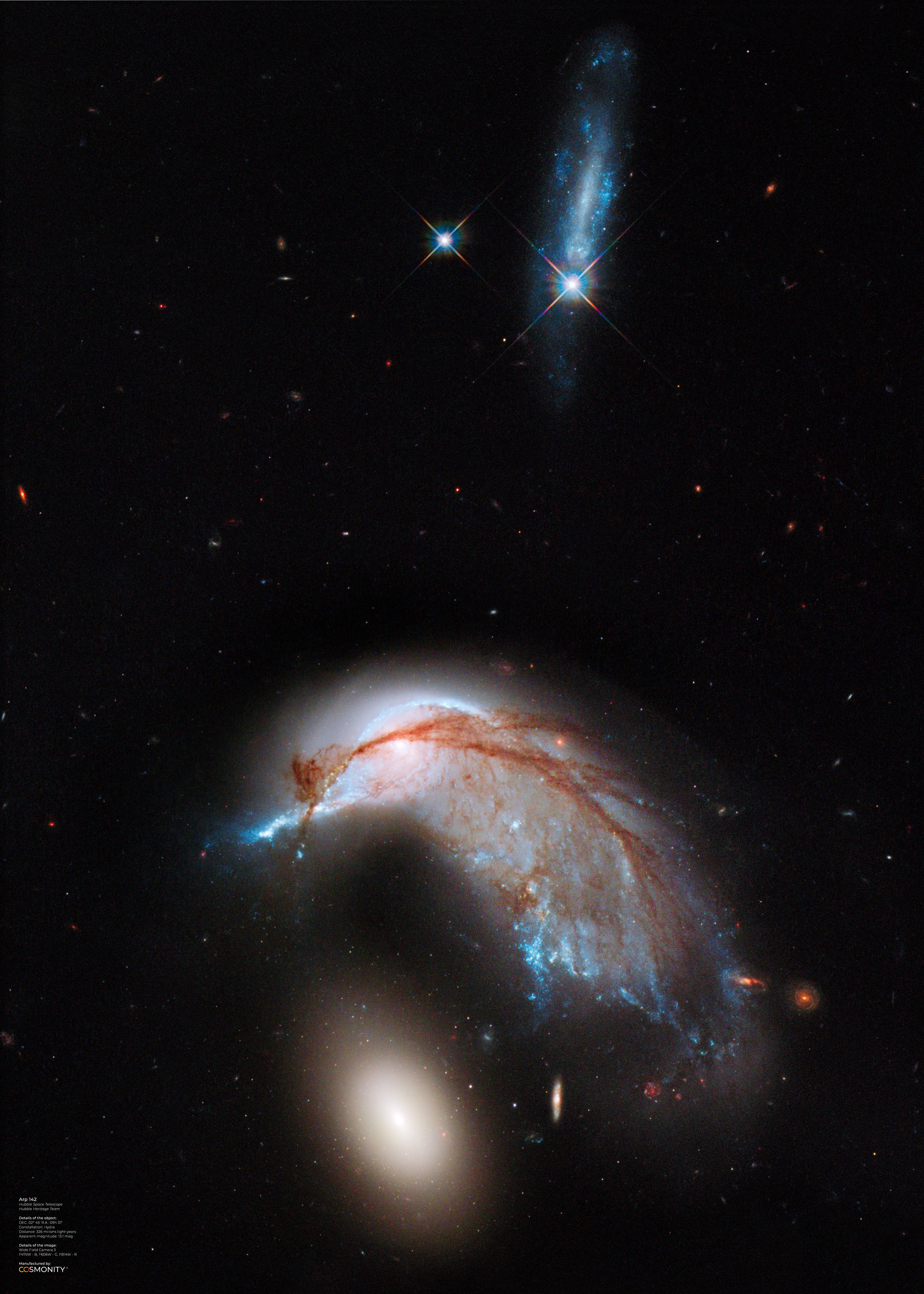 Penguin Galaxy - Arp 142
