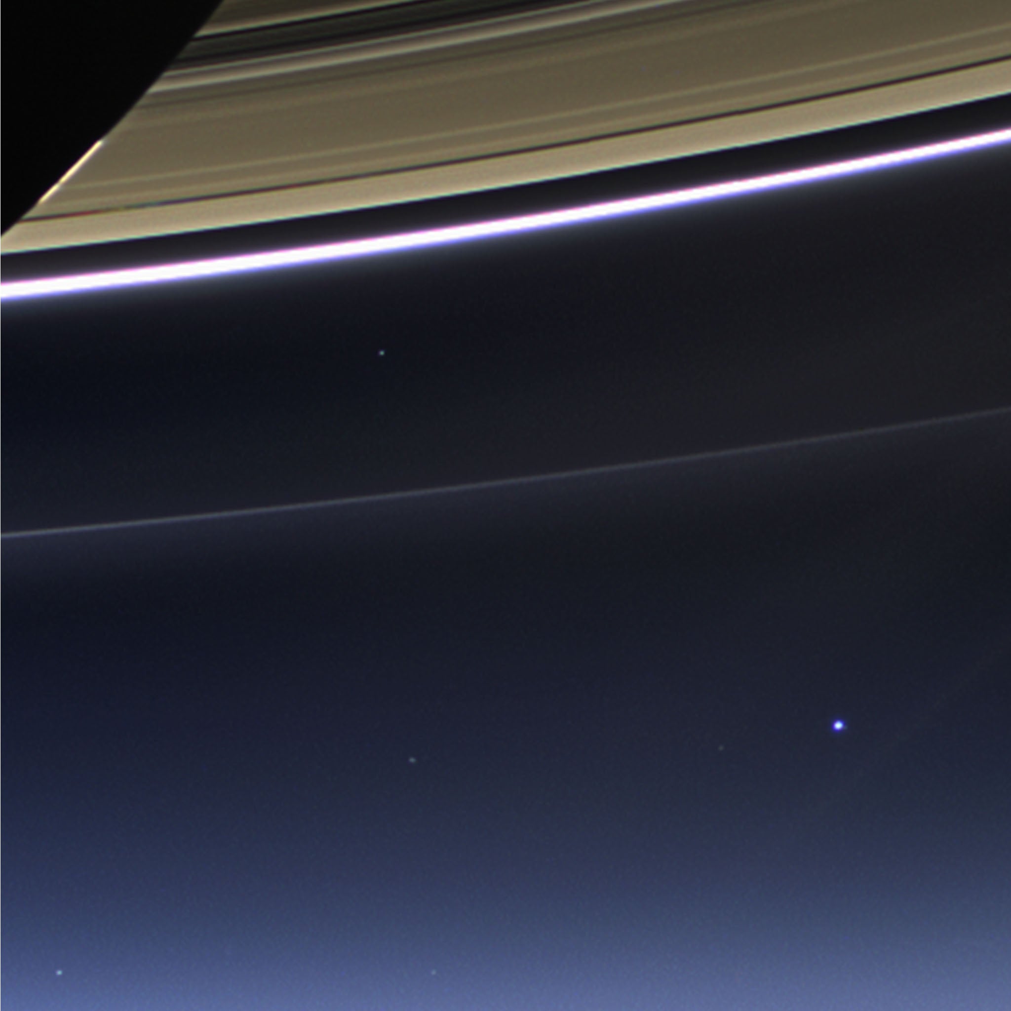 Pale Blue Dot - Cassini