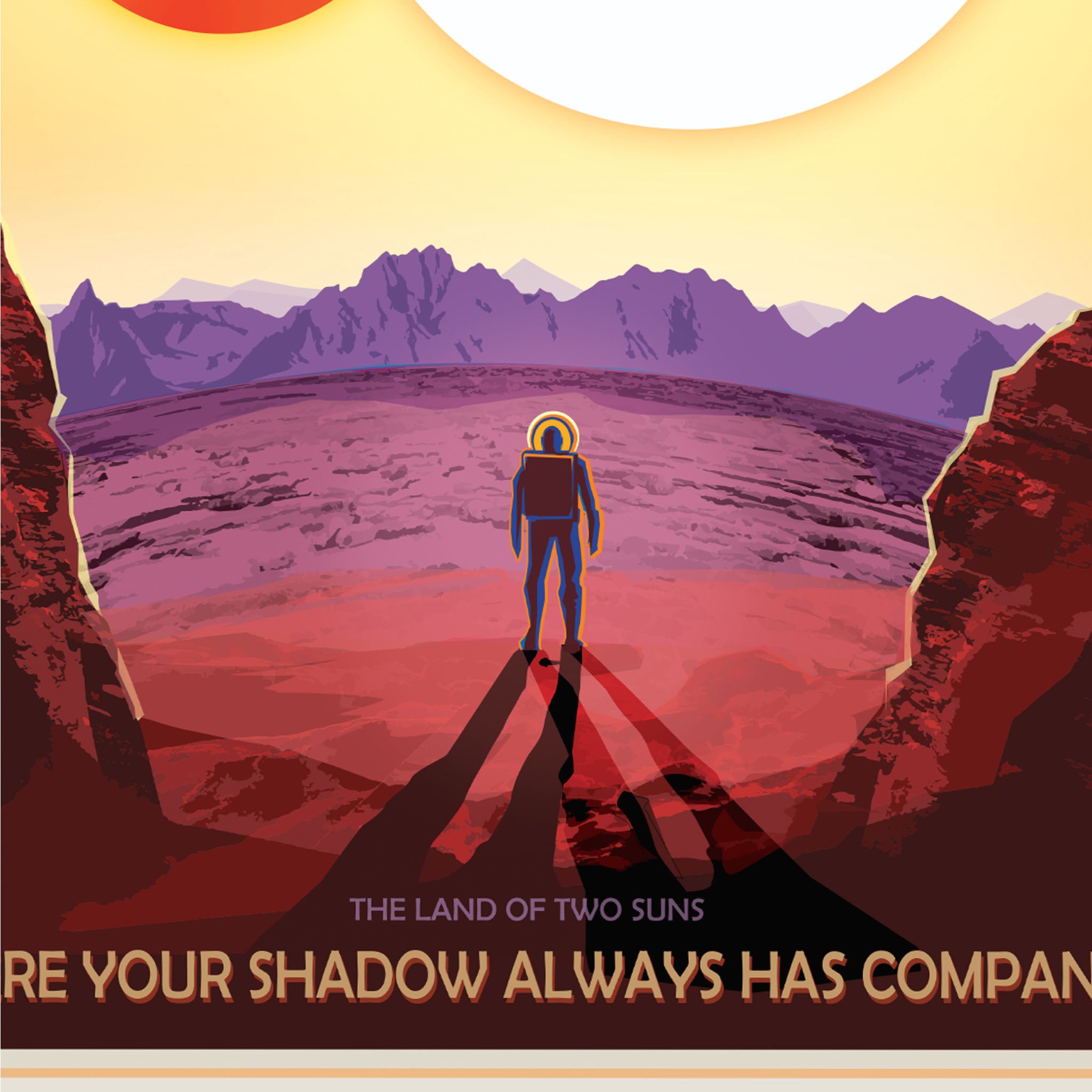 Kepler 16b - Visions of the Future Plakat NASA