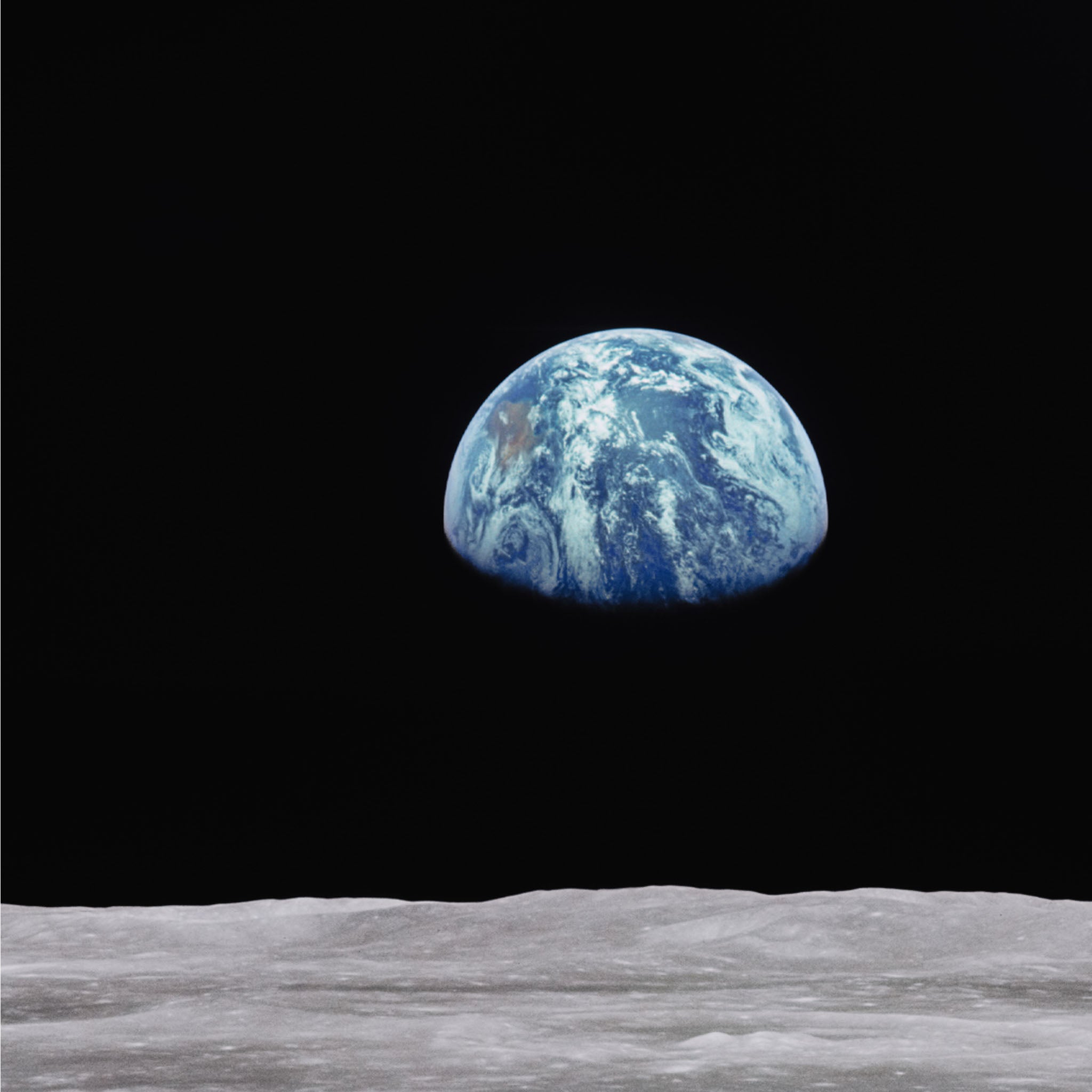 Earthrise From Moon Apollo