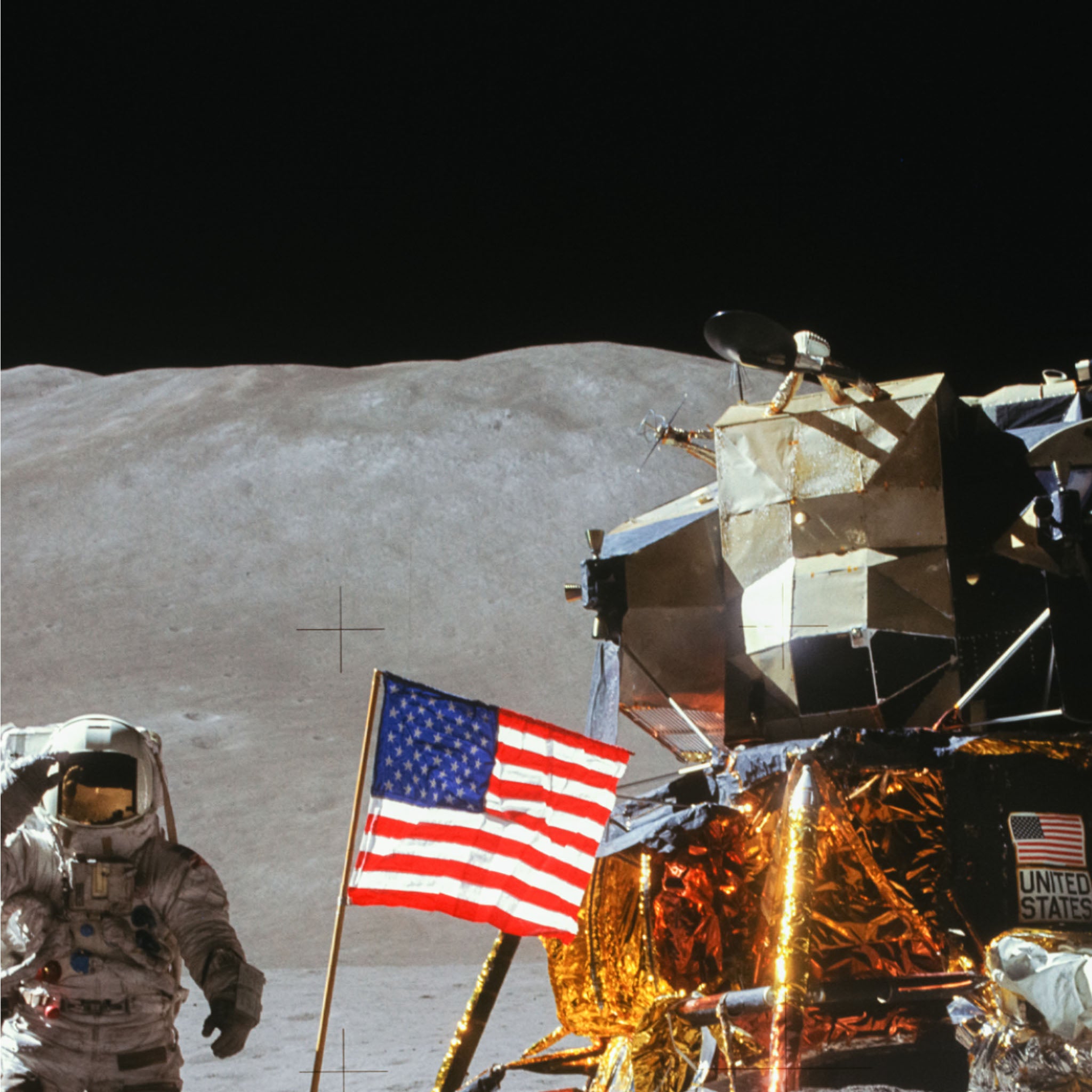 Flag on the Moon - Apollo 15