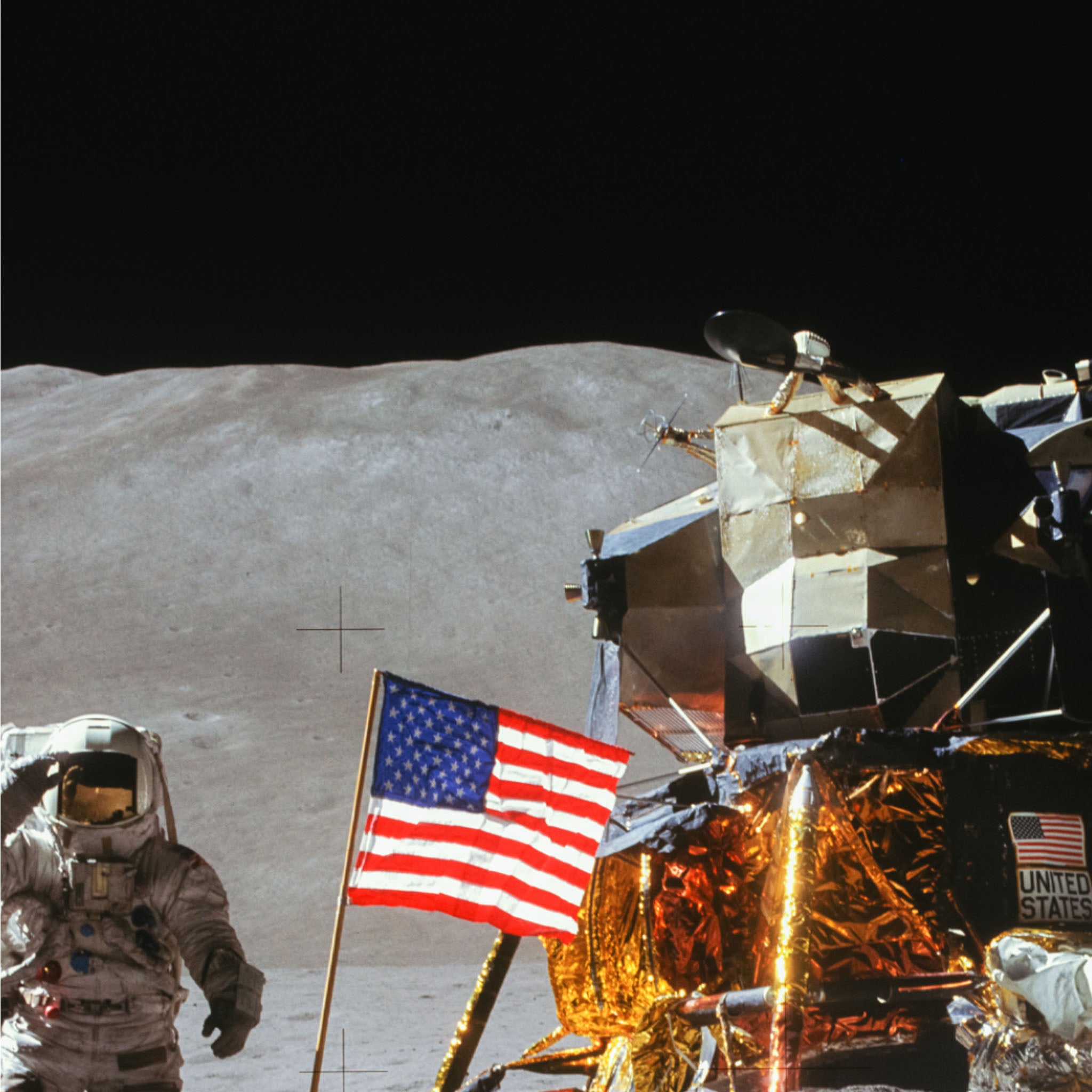 Flaga na Księżycu - Apollo 15