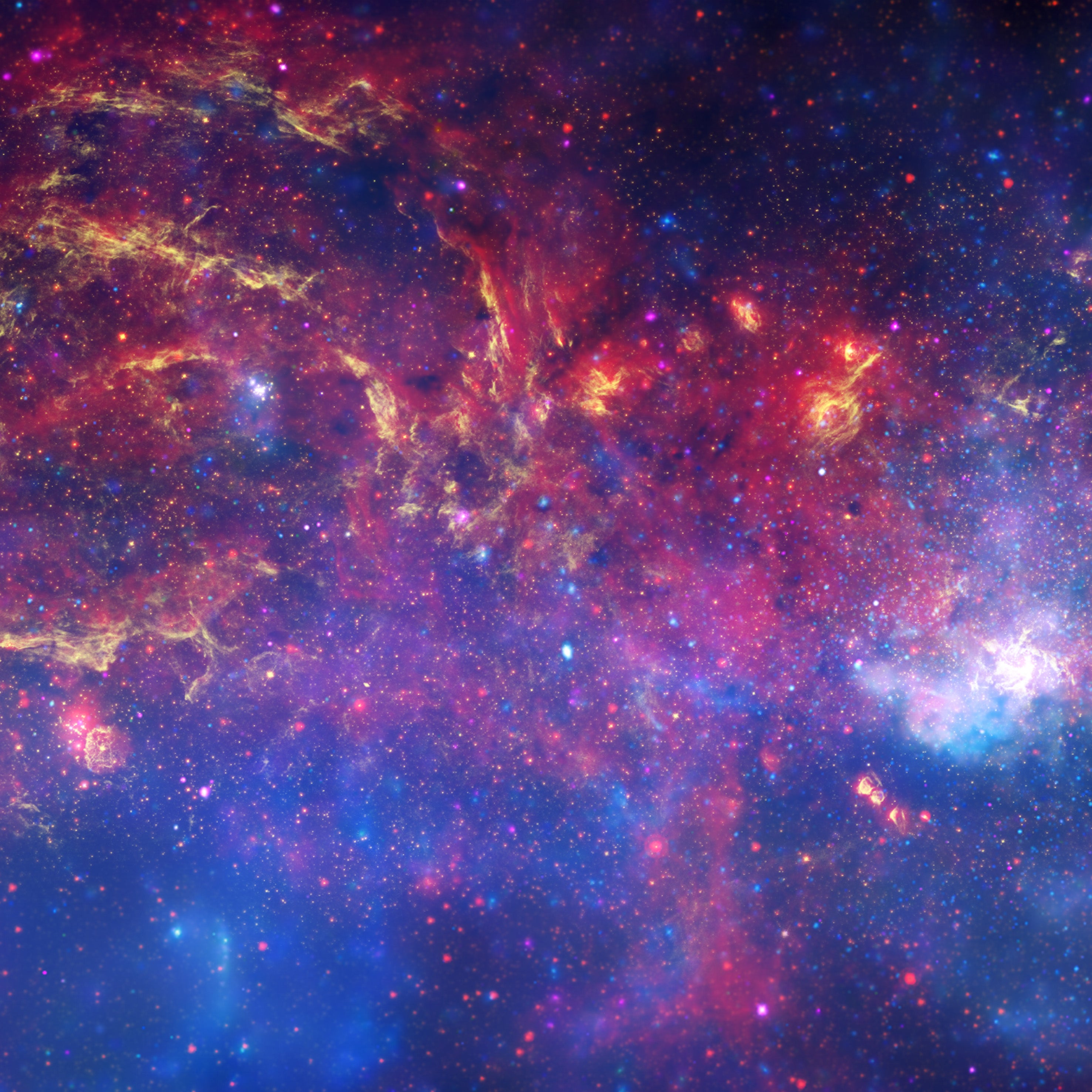 Galactic Center by NASA Great Observatories