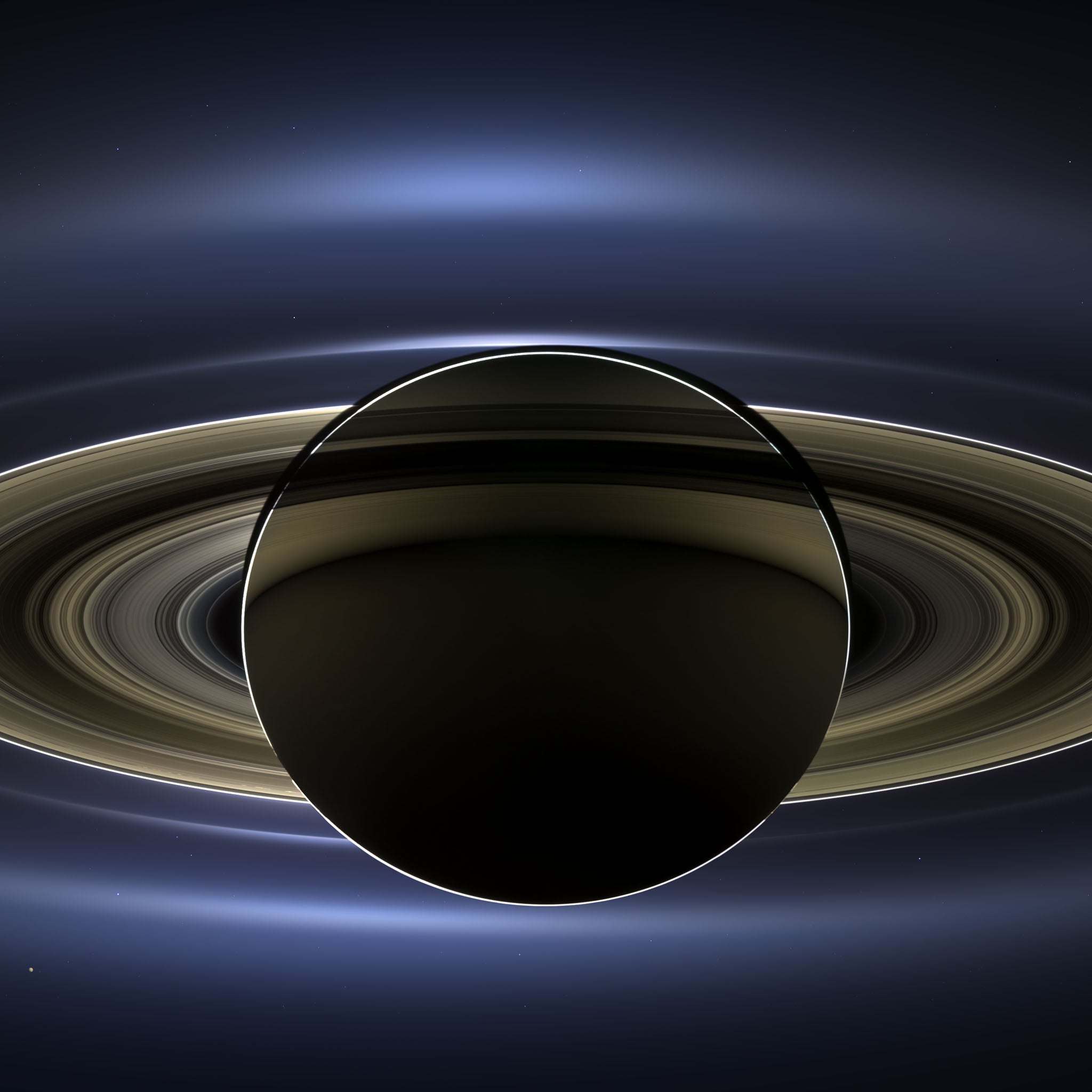 Saturn Eclipse Panorama