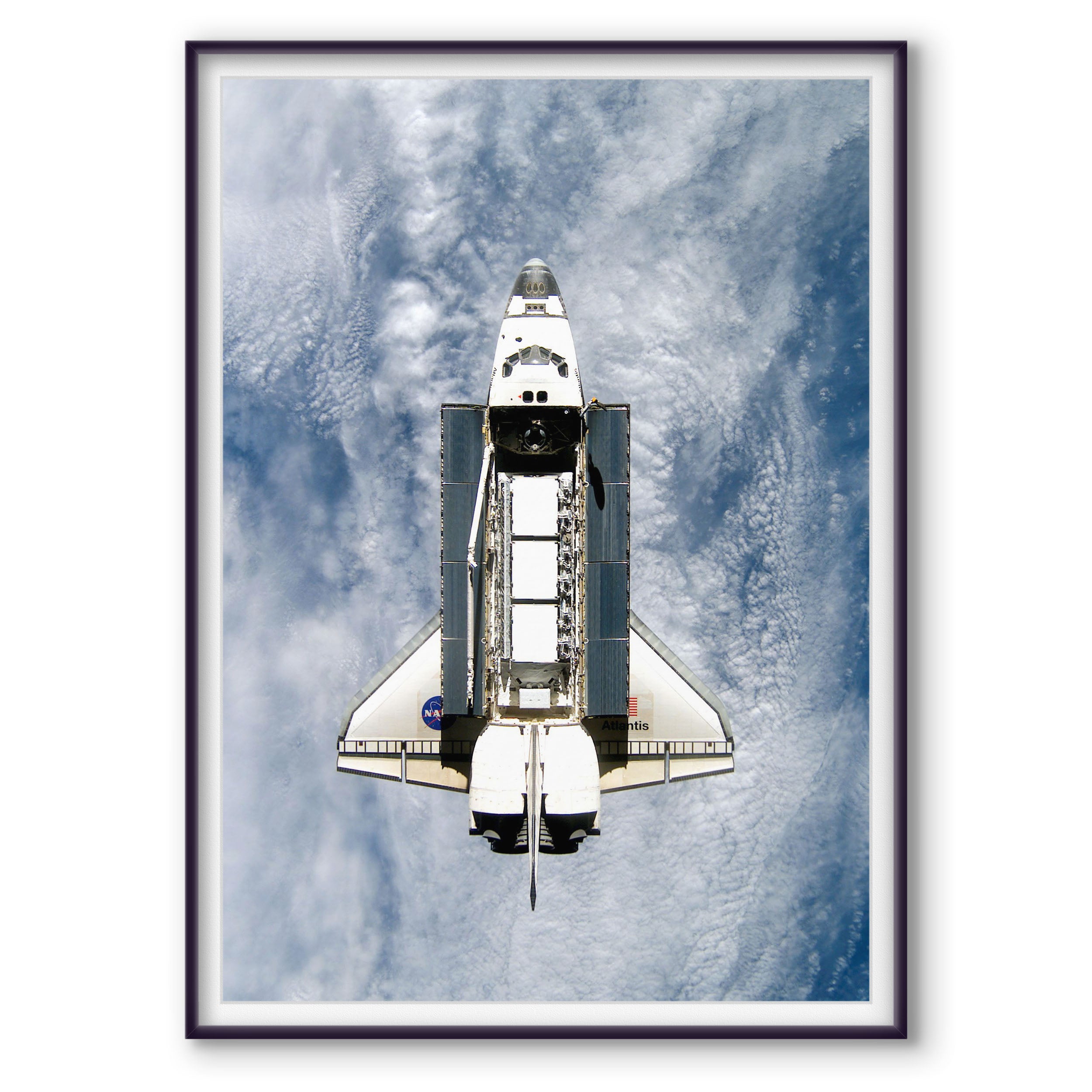 Space Shuttle Atlantis on the orbit