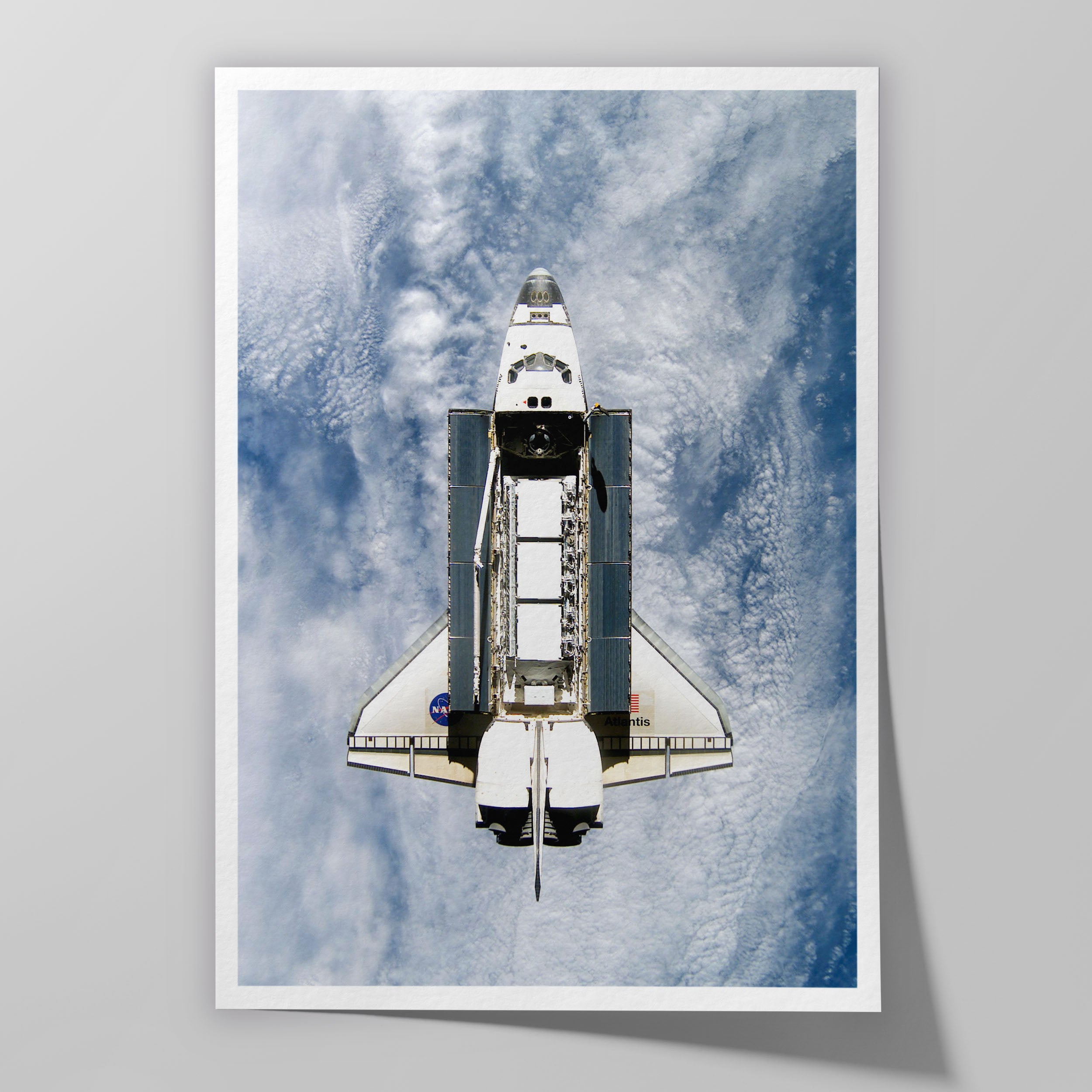 Space Shuttle Atlantis on the orbit