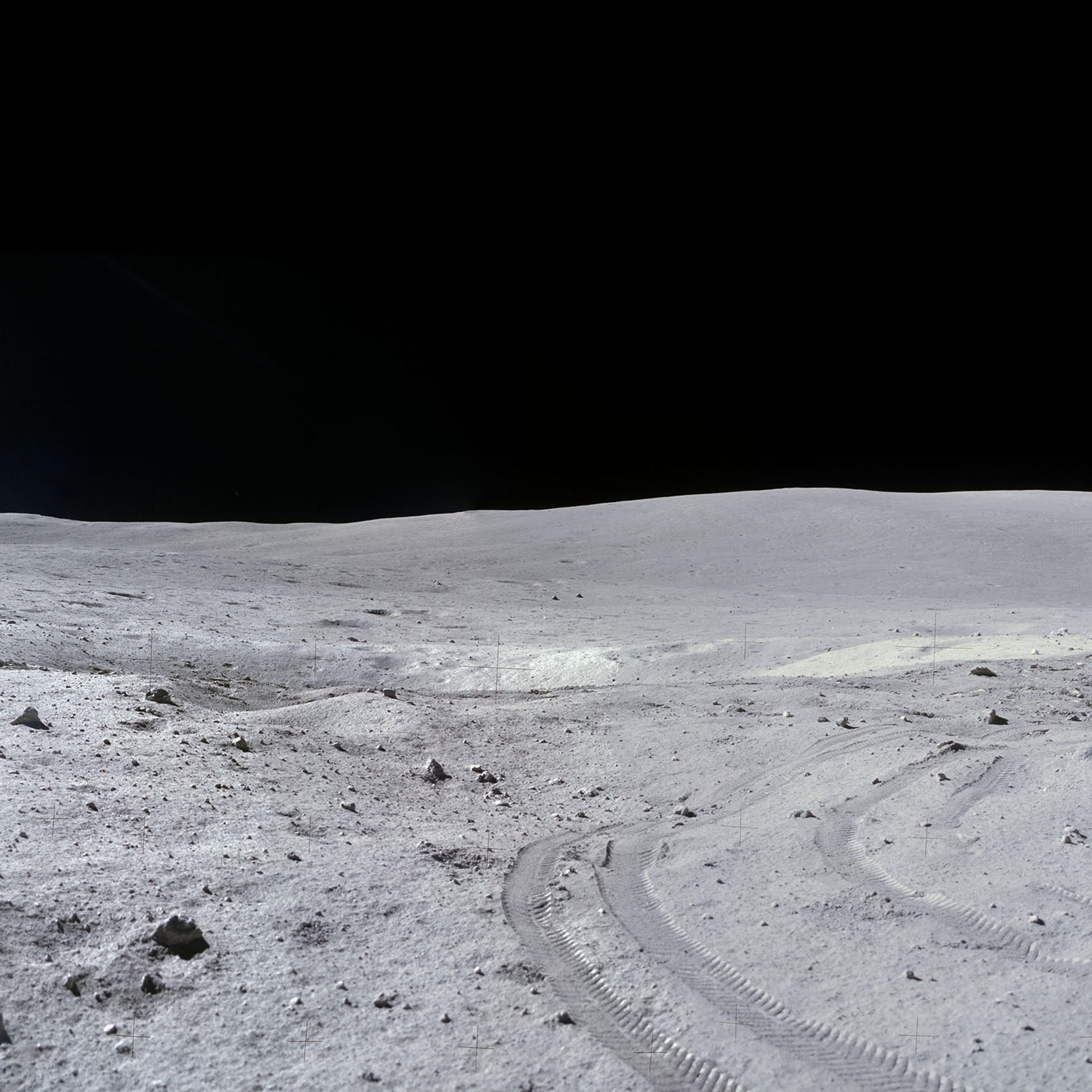 Apollo 16 Landing Site Panorama