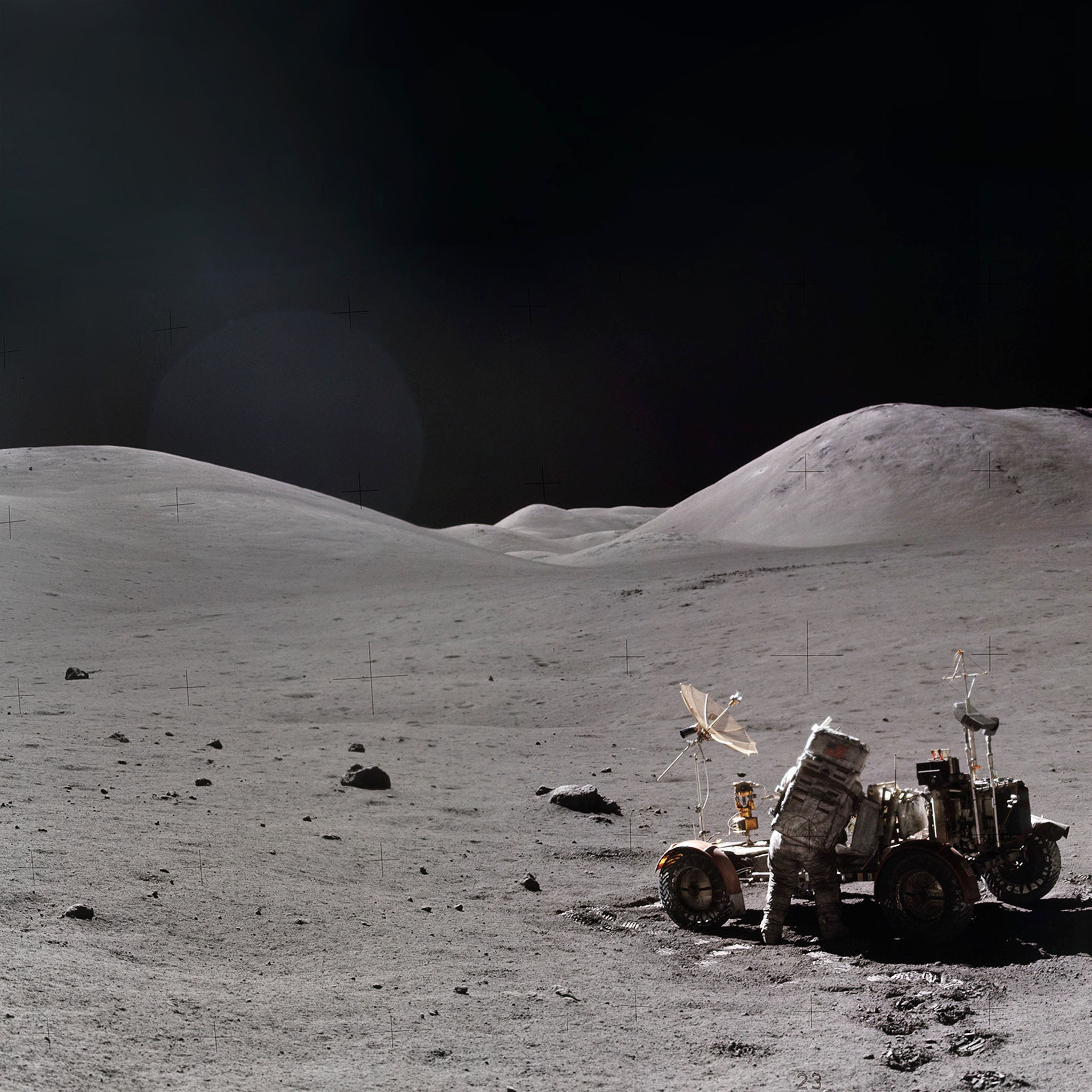 Apollo 17 Panorama - Stacja 7