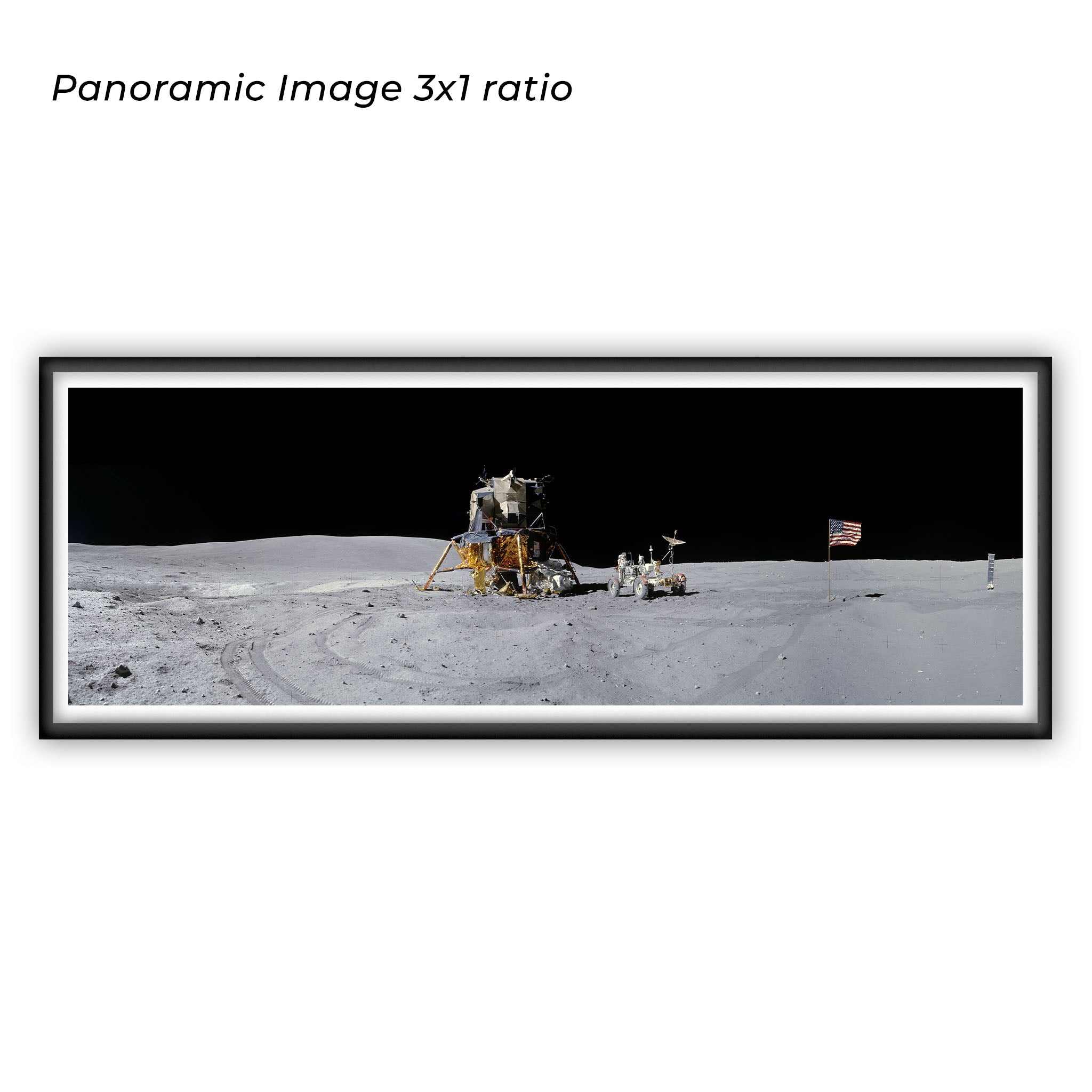 Apollo 16 Landing Site Panorama