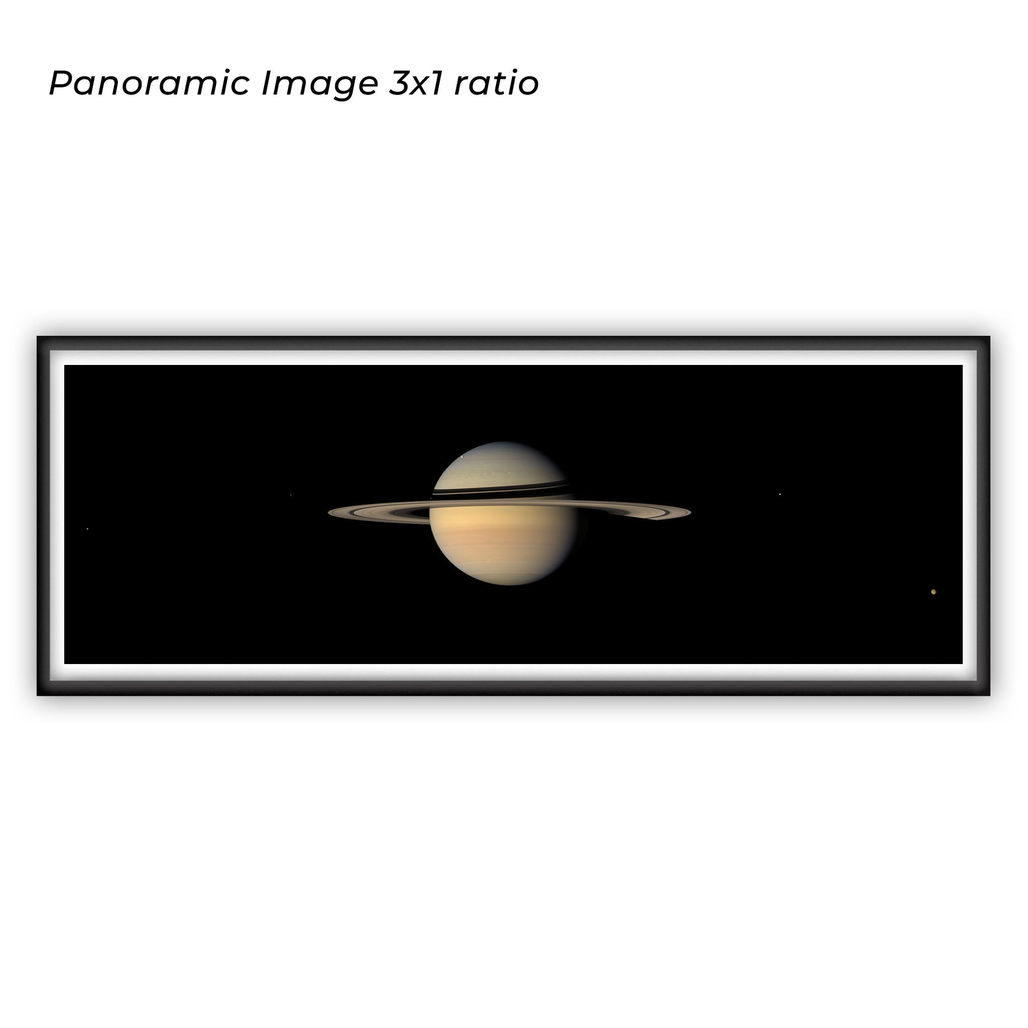 Panorama systemu Saturna